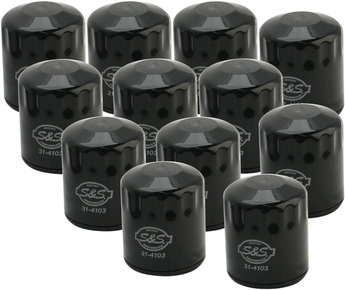 S&S Cycle Filter Oil Black Filter Oil Blk 99-19 12Pk
