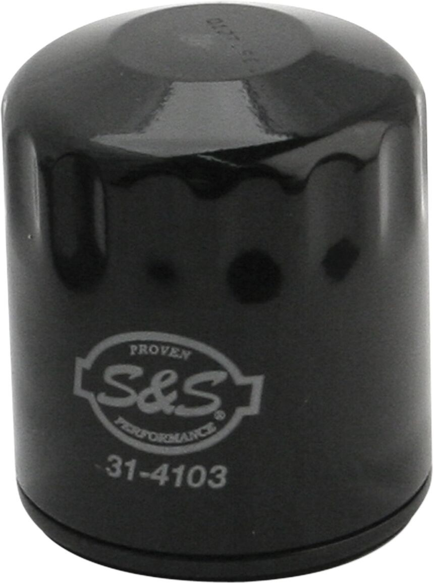 S&S Cycle Oil Filters Black Filter Oil W/Or Blk 99-19