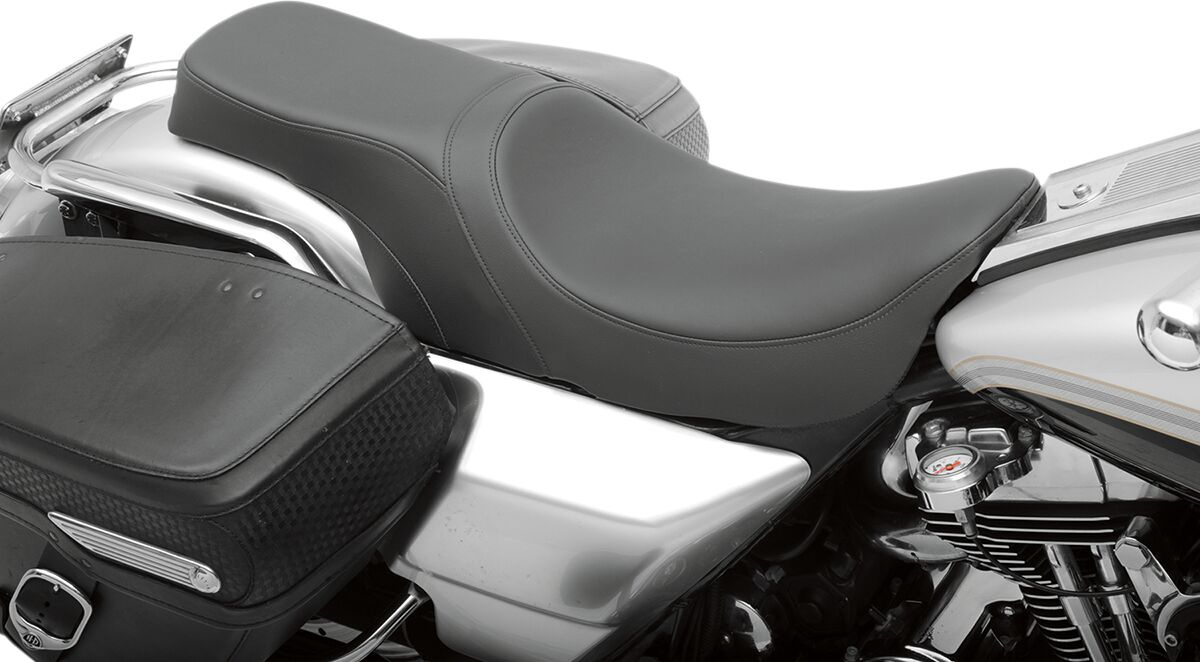 Drag Specialties Seats Seat Predator 2-Up Rear Smooth Vinyl Black Seat