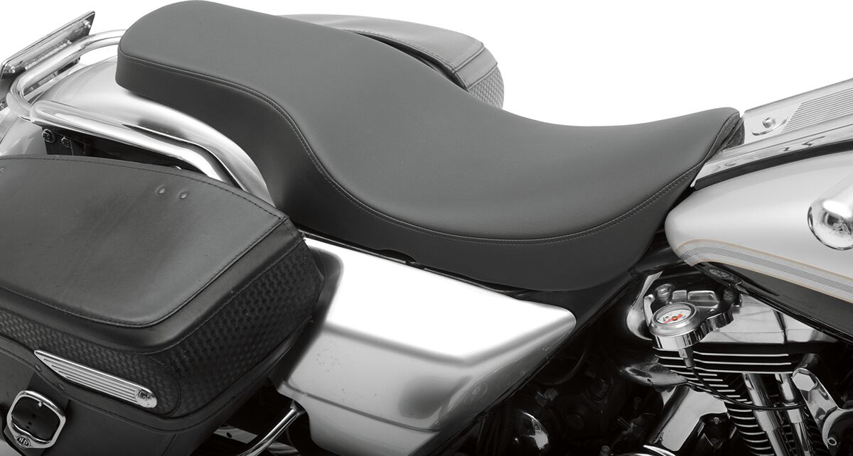 Drag Specialties Seats Seat Spoon Style Front | Rear Smooth Vinyl Blac