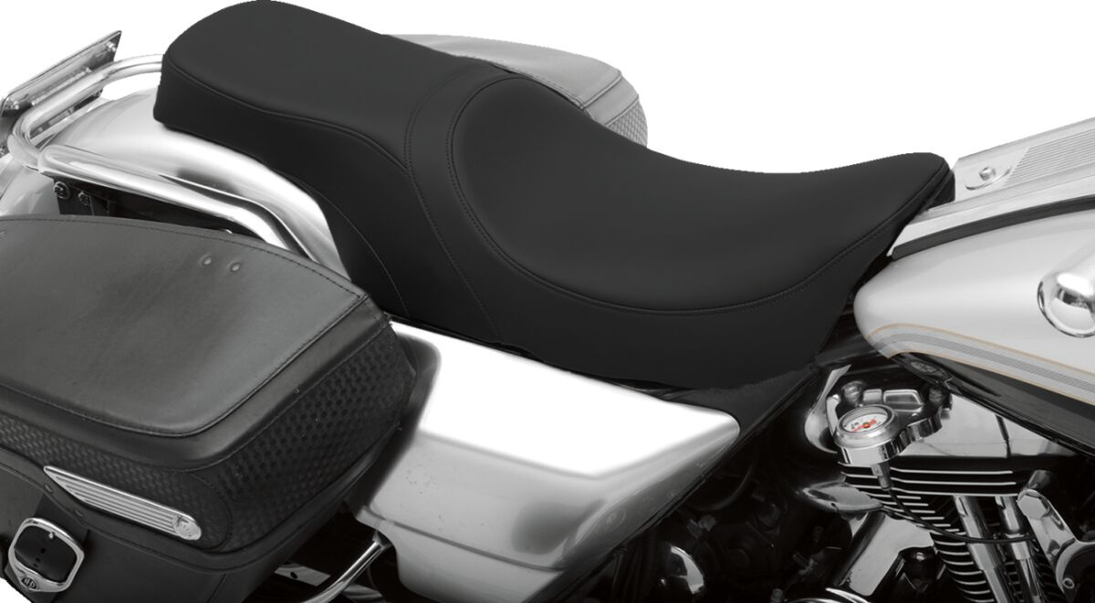Drag Specialties Seats Seat Predator Rear Smooth Vinyl Black Seat Pred