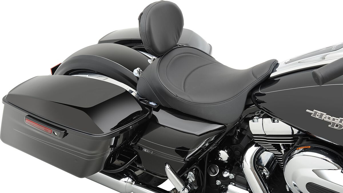 Drag Specialties Seats Solo Seat With Optional Ez Glide Backrest Syste