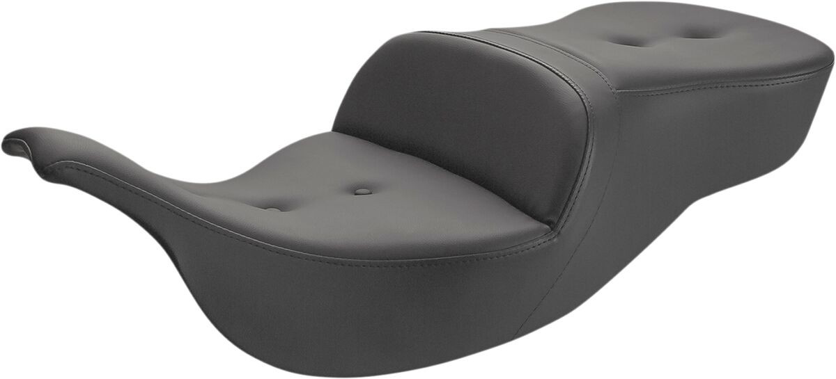 Saddlemen 2-Up Seat Road Sofa Pt Front|Rear Saddlegel�?� Plain Black S