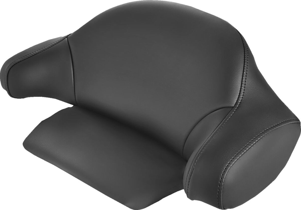 Saddlemen Backrest Pad Road Sofa Pt Rear Vinyl Black Cover Pt Tour Pak