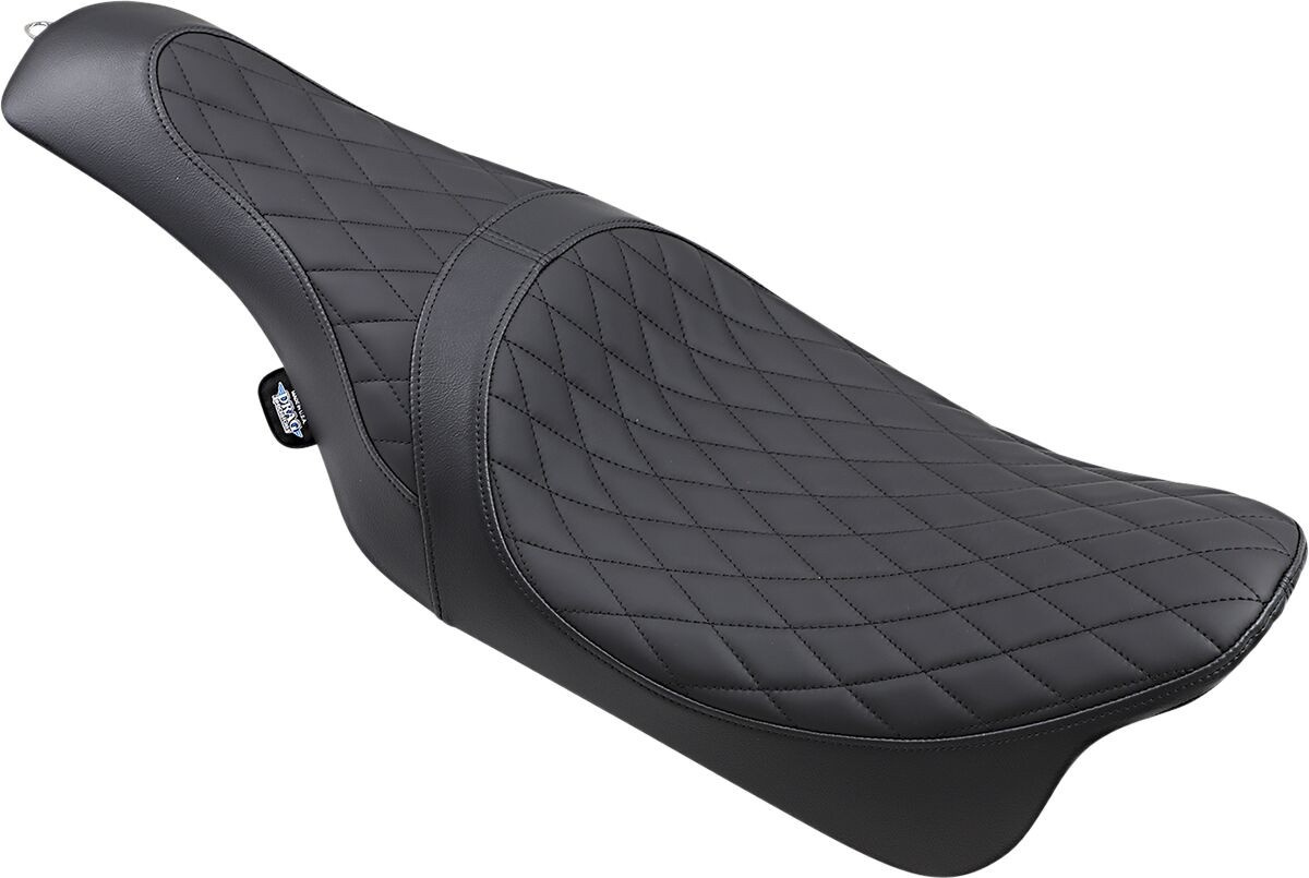 Drag Specialties Seats Seat Caballero Diamond Style Black Seat Caballe