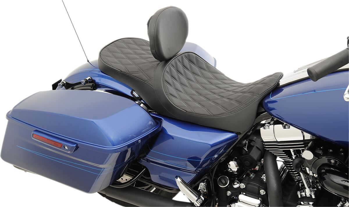 Drag Specialties Seats Seat Low Profile Touring With Driver Backrest P