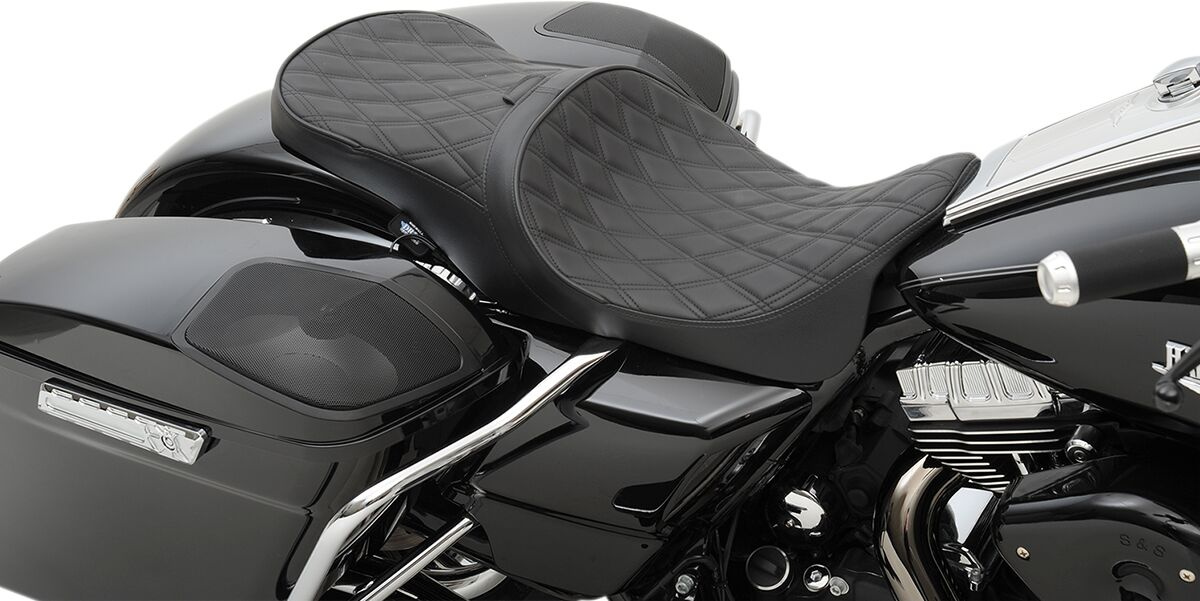 Drag Specialties Seats Seat Low Profile Touring With Driver Backrest P