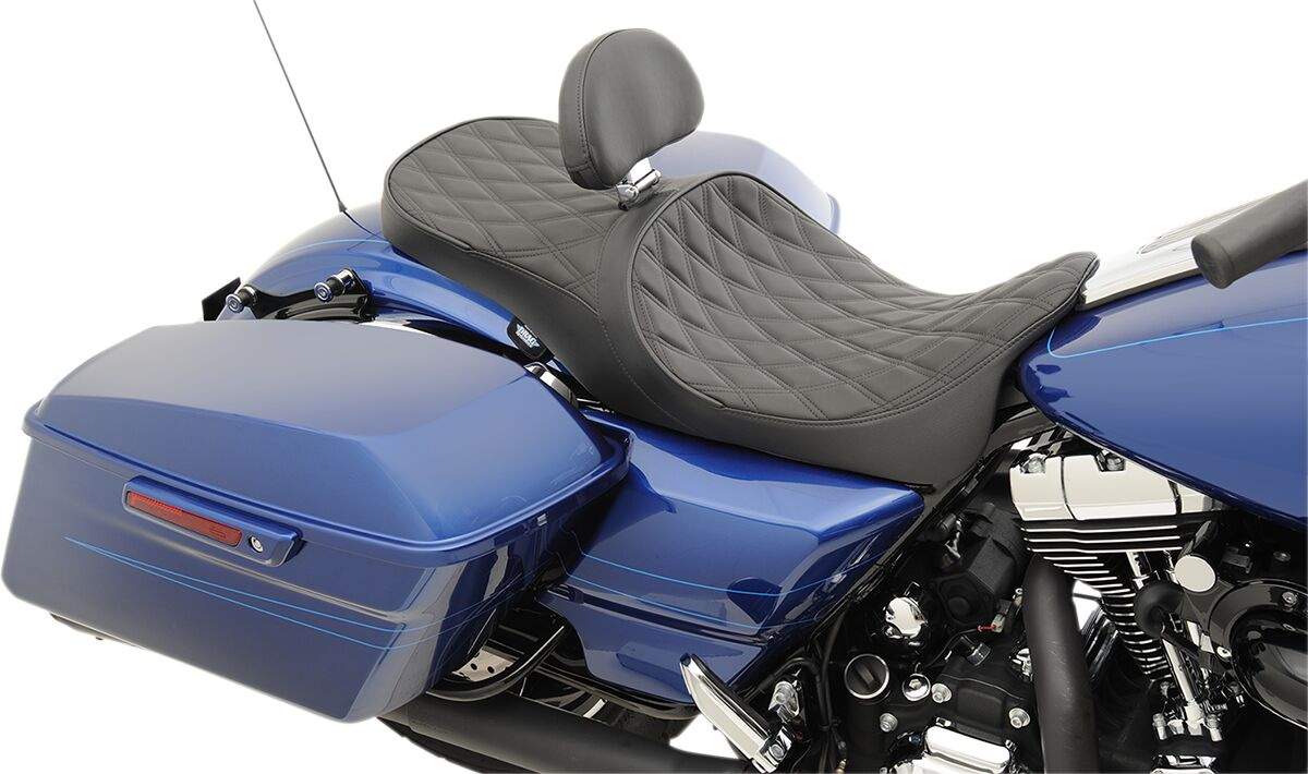 Drag Specialties Seats Seat Low Profile Touring With Driver Backrest P