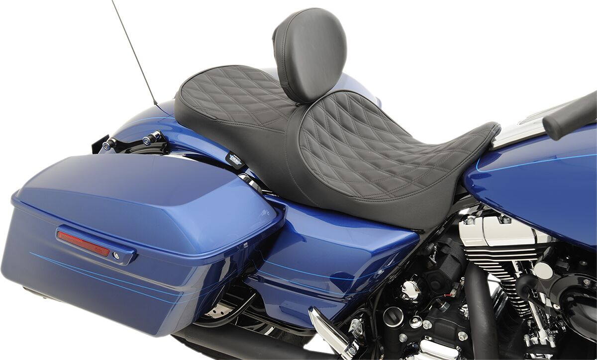 Drag Specialties Seats Seat Low Profile Forward-Positioning Touring Wi