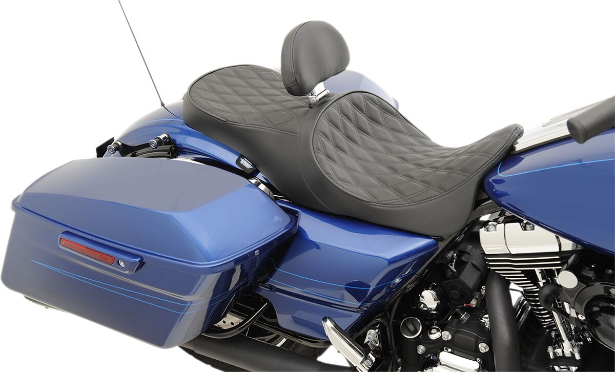 Drag Specialties Seats Seat Low Profile Forward-Positioning Touring Wi