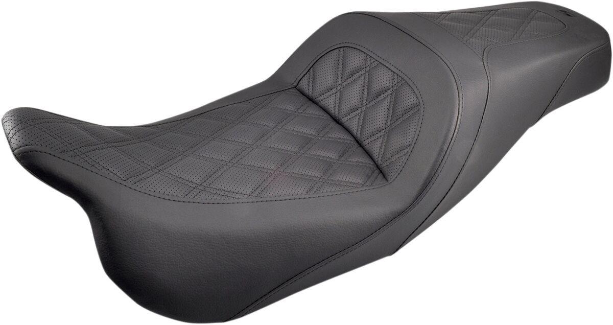 Saddlemen 2-Up Seat Slim Front|Rear Leather|Saddlehyde�?�|Saddlegel�?�
