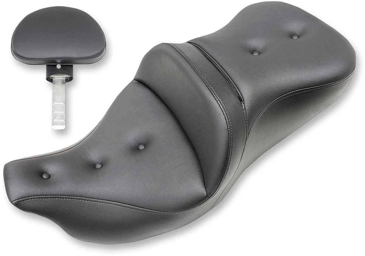 Saddlemen 2-Up Seat Road Sofa Pt Front|Rear Vinyl|Saddlegel�?� Black S