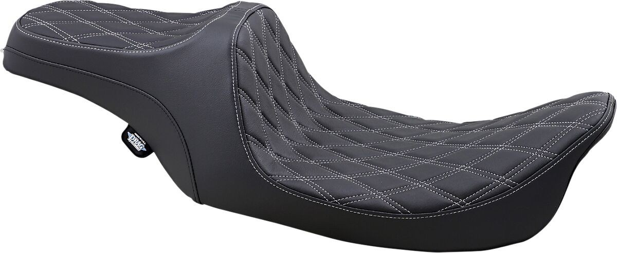 Drag Specialties Seats Seats Predator Iii Double Diamond Vinyl Black/S