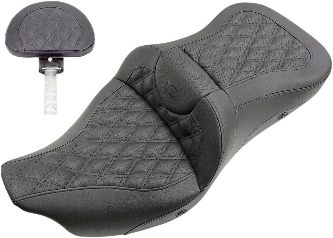 Saddlemen Seat Ls Roadsofa Heat Br Seat Road Sofa - Flt 08-Up - L