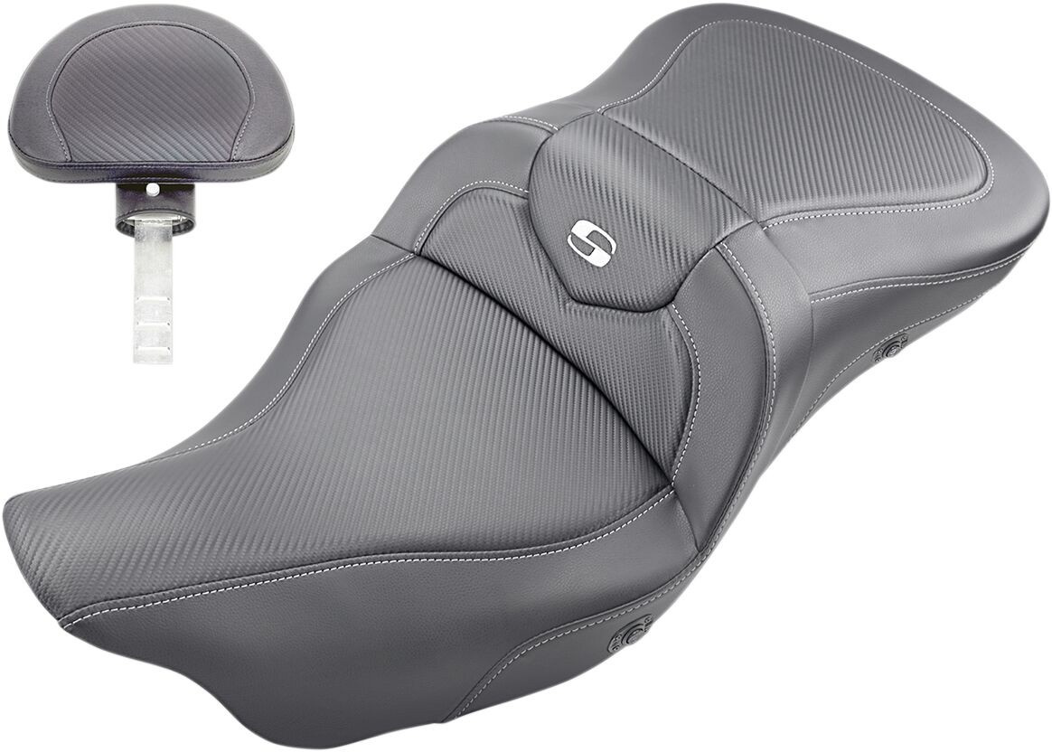 Saddlemen Seat Rs Ext Rc Cf Heat Br Seat Road Sofa - Flt 08-Up - C