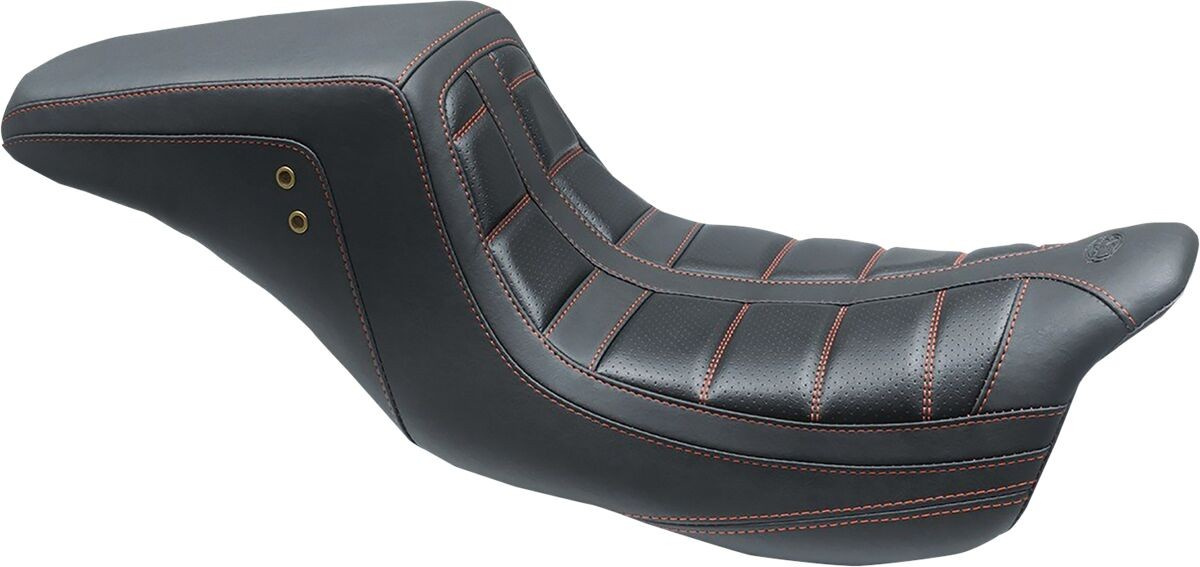 Mustang Seat Sqrbck T&R Blk W/Red Seat Squareback 2Up - Fl08-Up