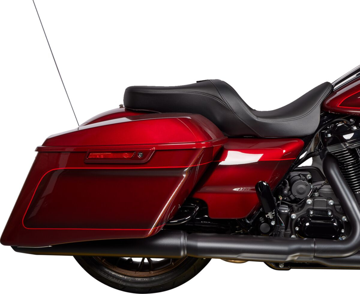 Drag Specialties Seats Seat Freedom Smooth Solar Leather Vinyl Sides F