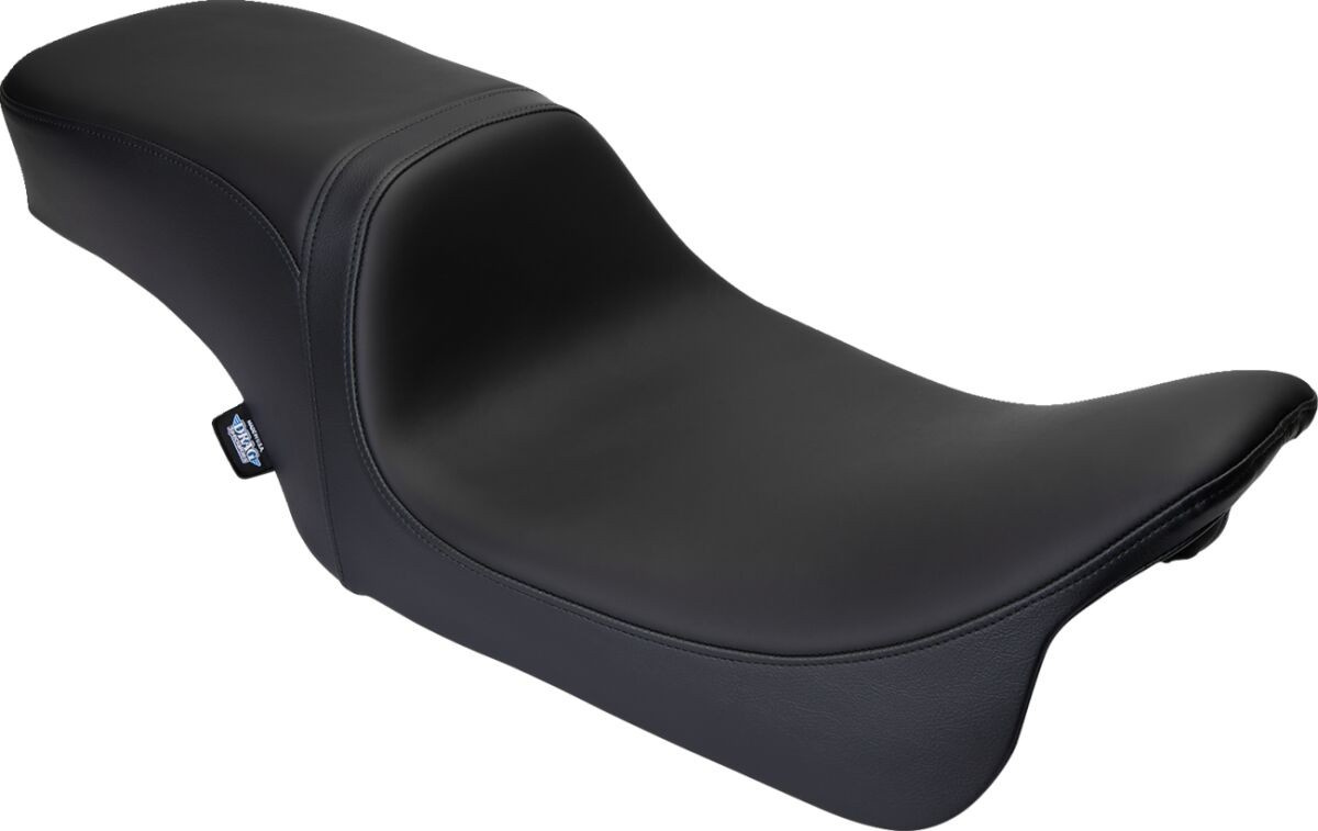 Drag Specialties Seats Predator 2Up Seat - Solar Leather - Black - Smo