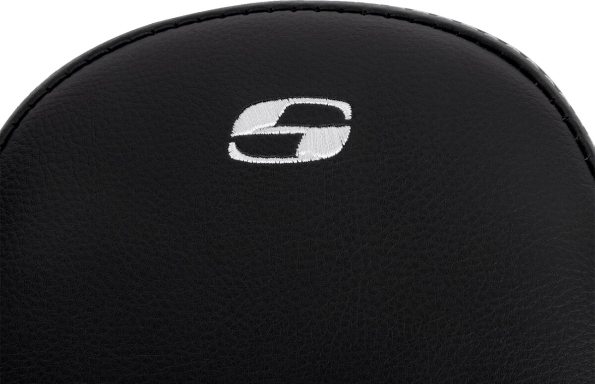 Saddlemen Step-Up Seat - Front Lattice Stitch - White Stitch Seat Step