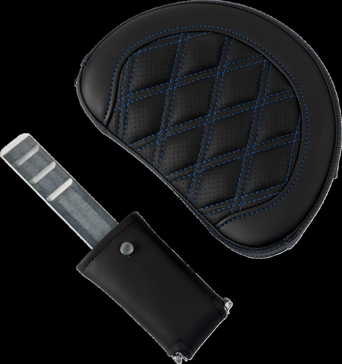 Saddlemen Seat Roadsofa Ls W/Br Blue Stitch Seat Road Sofa - Flt 08-Up