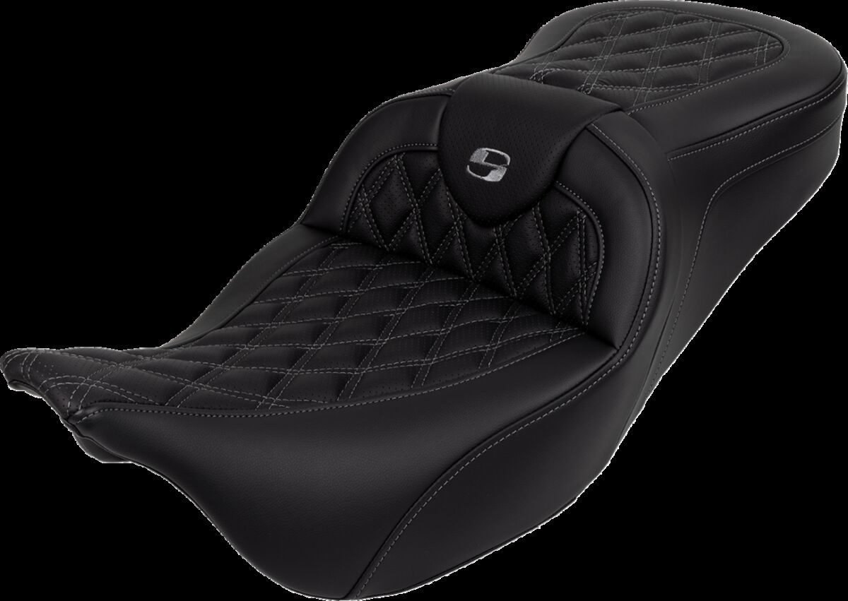 Saddlemen Seat Roadsofa Ls W/Br Grey Stitch Seat Roadsofa Ls W/Br Grey