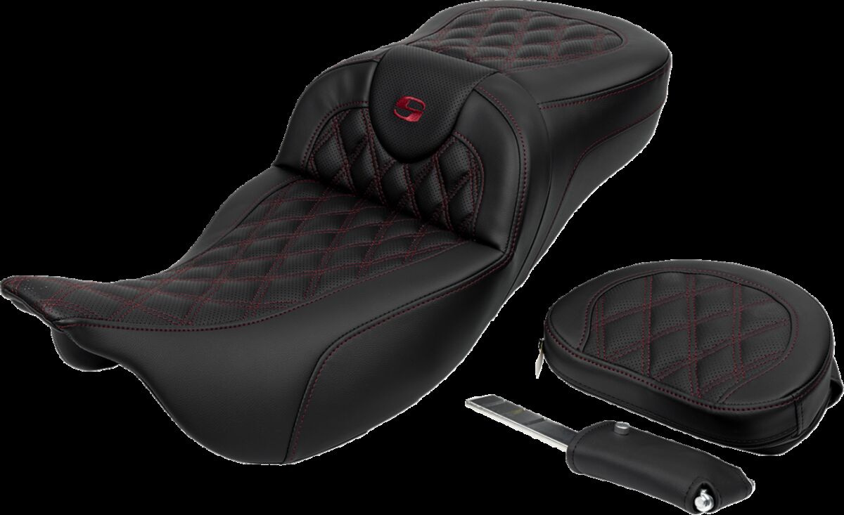 Saddlemen Seat Roadsofa Ls Ext Rch Burg Stitch Seat Roadsofa Ls Ext Rc