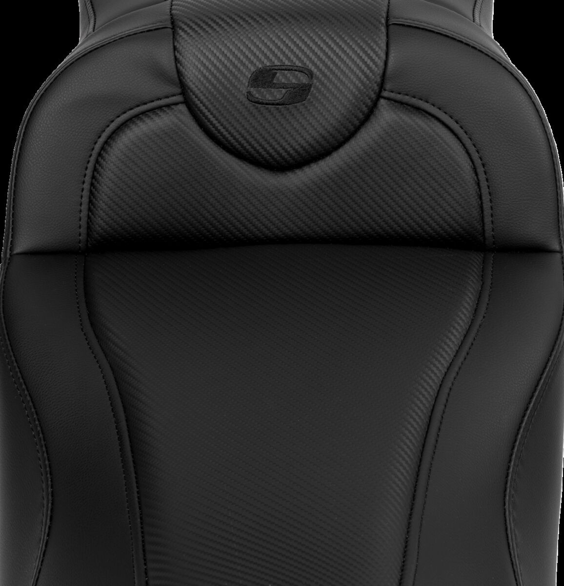 Saddlemen Seat Roadsofa Cf Ext Rch W/Br Black Stitch Seat Roadsofa Cf