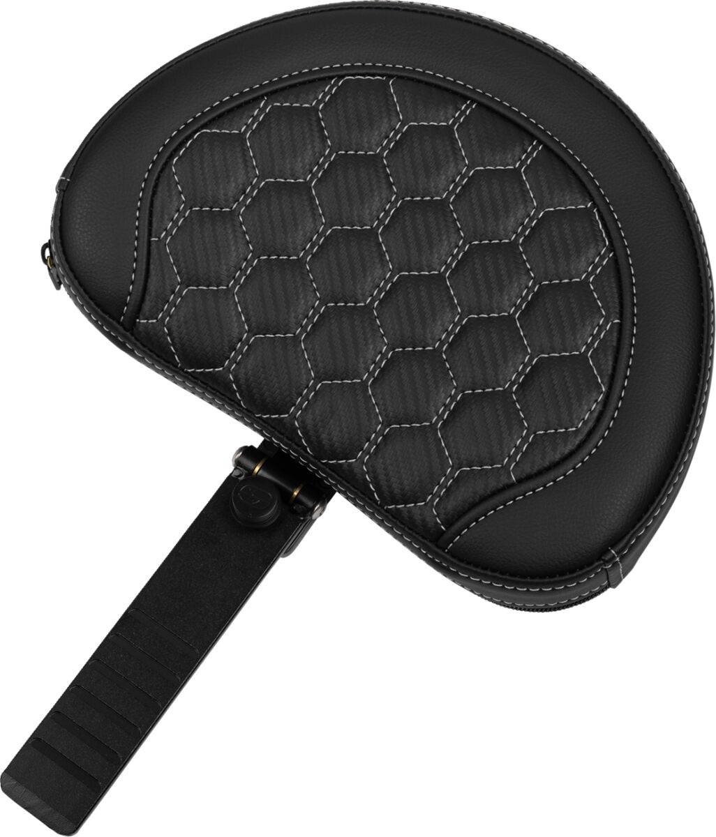 Saddlemen Roadsofa�?� Seat - With Backrest - Silver Stitch - Extended