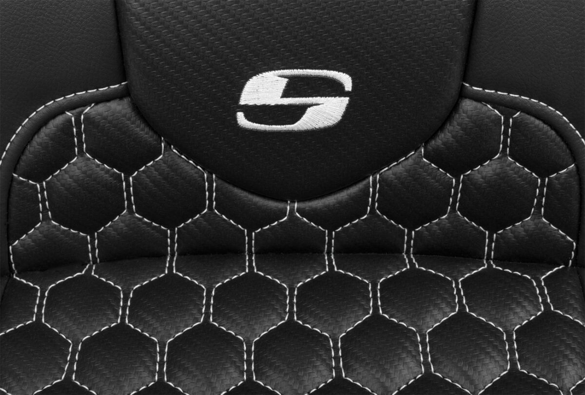 Saddlemen Roadsofa�?� Seat - With Backrest - White Stitch - Extended S