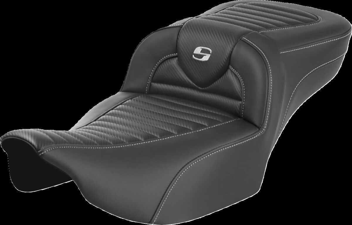 Saddlemen Roadsofa�?� Seat - Without Backrest - Carbon Fiber - Extende