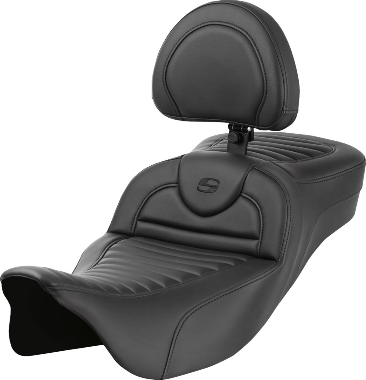Saddlemen Seat Roadsofa Tr Ext Rch W/ Driver Br Seat Roadsofa Flt 08-U