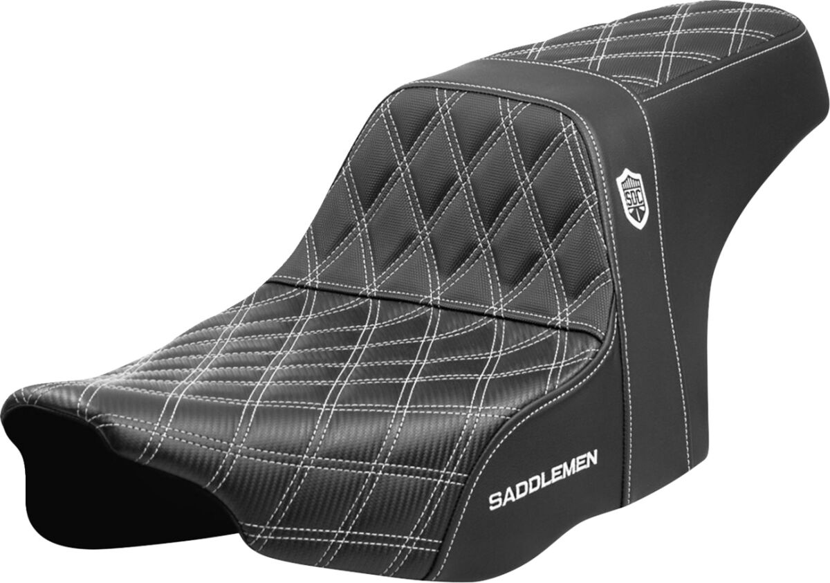 Saddlemen Seat Sdc Performance Grip White Stitch Seat Sdc Performance