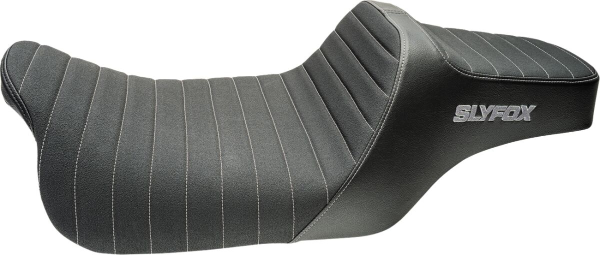 Slyfox Highnoon Seat - Vinyl - Classic Stitch - Silver Logo - Flh/Flt