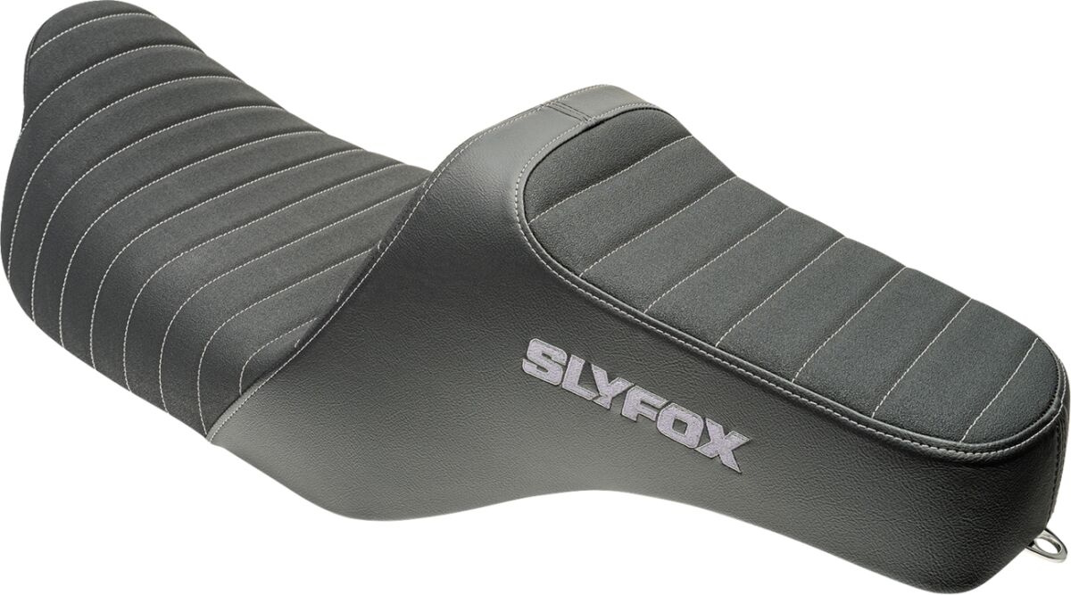 Slyfox Highnoon Seat - Vinyl - Classic Stitch - Silver Logo - Flh/Flt
