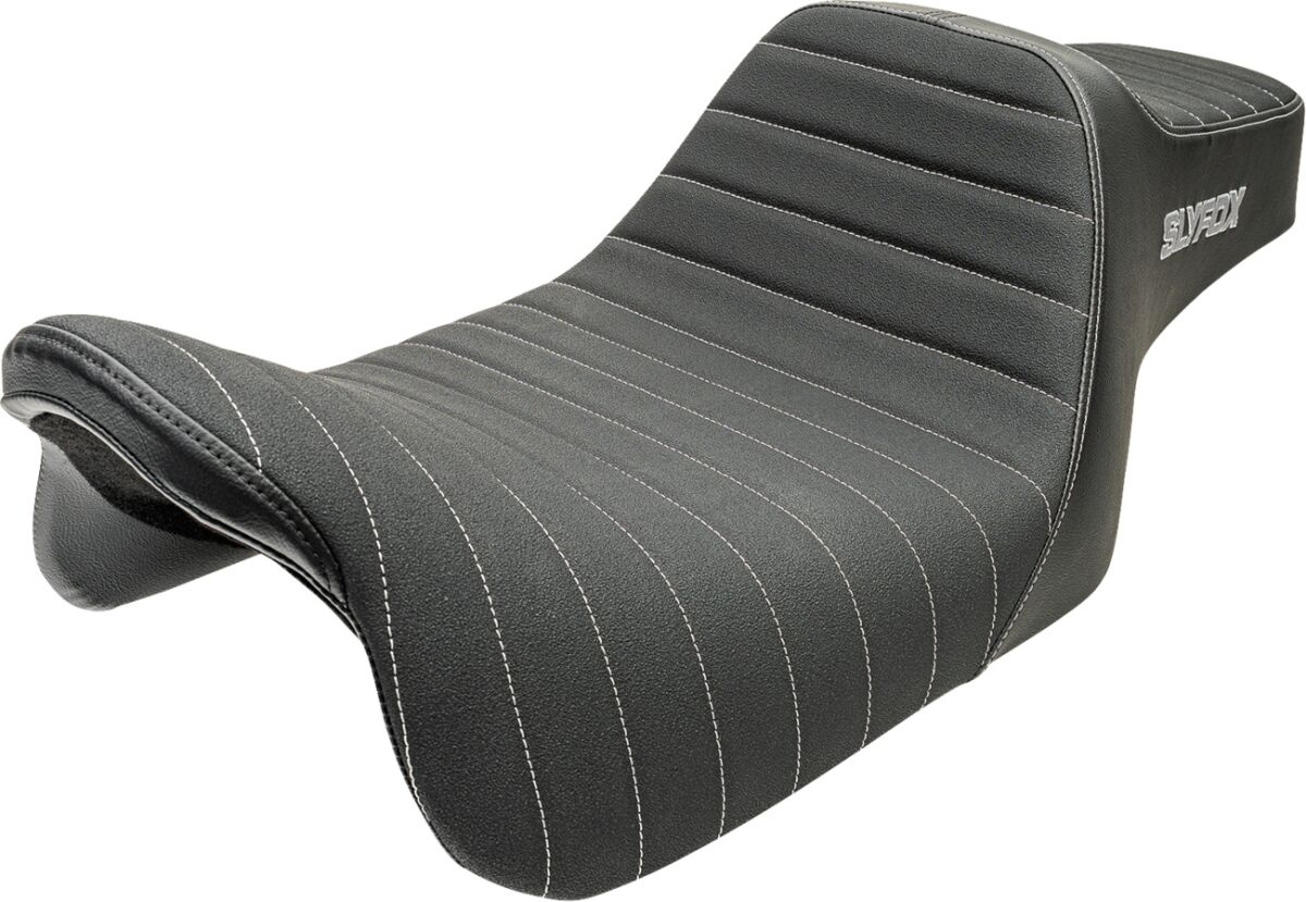 Slyfox Highnoon Seat - Vinyl - Classic Stitch - Silver Logo - Flh/Flt