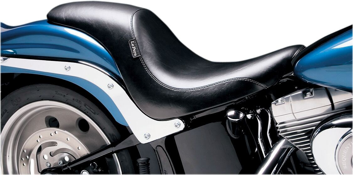 Le Pera Seat Silhouette Solo Smooth Style Black Seat Silh 06-10 Fxst