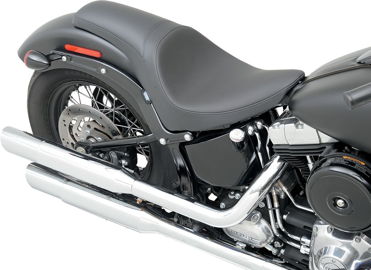 Drag Specialties Seats Seat Predator Full Length Front Smooth Vinyl Bl