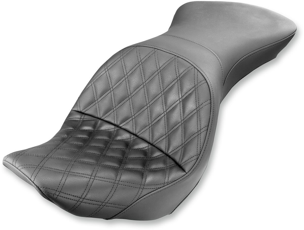 Saddlemen 2-Up Seat Explorer�?� Ls Front|Rear Vinyl|Saddlegel�?� Black