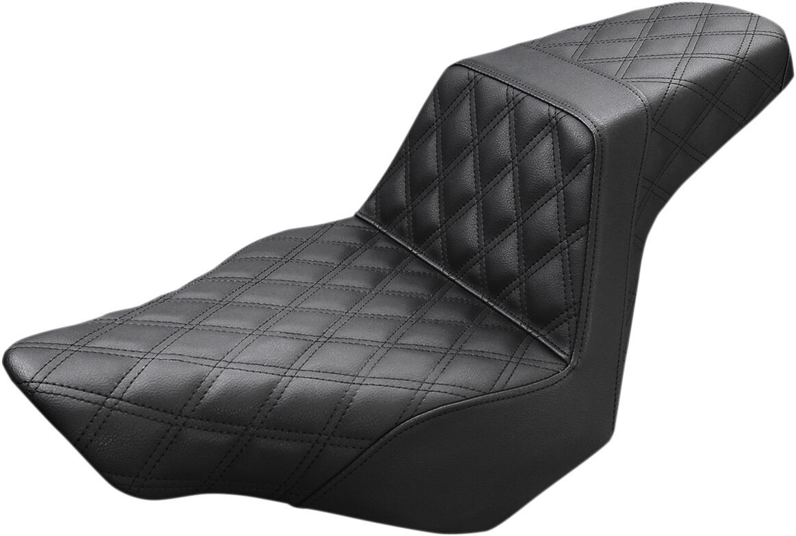 Saddlemen Seat Step-Up Lattice/Smooth Black Seat Step Up Ls Fxsb