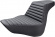 Saddlemen Seat Step Up Tuck & Roll Pleated Black Seat Step Up Tr