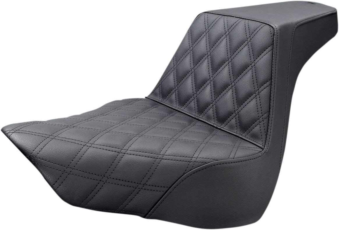 Saddlemen Seat Ls-Step Up Driver Lattice Black Seat Step Up Flfb/Fxbr