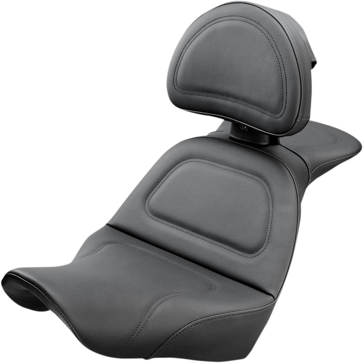 Saddlemen Seat Explorer W/Backrest Black Seat Explorer Flsb/Fxlr 18-Up