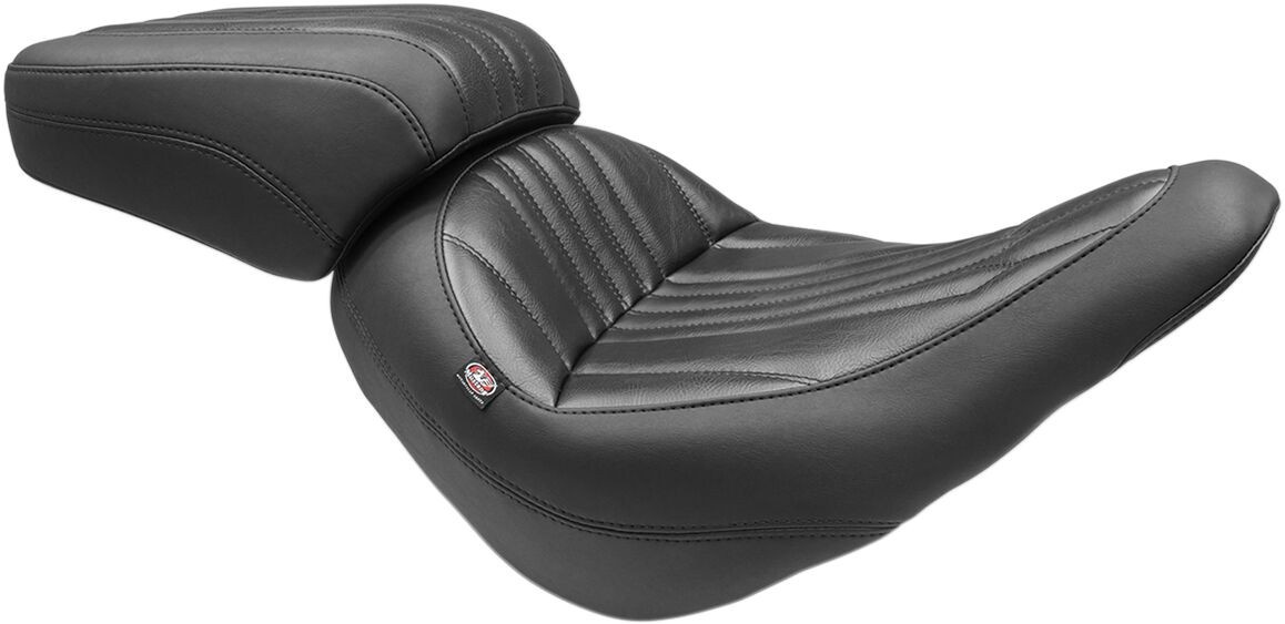 Mustang Seat Solo Tour Trapezoid Stitch Black Seat Touring - Flsb/Fxlr