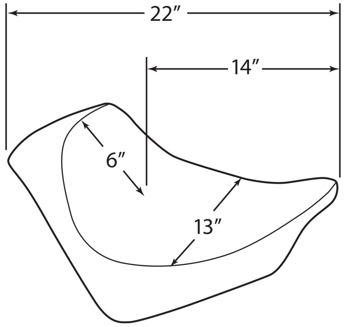 Drag Specialties Seats Seat Ezon Solo Smth Soft Seat Solo - Vinyl Smoo