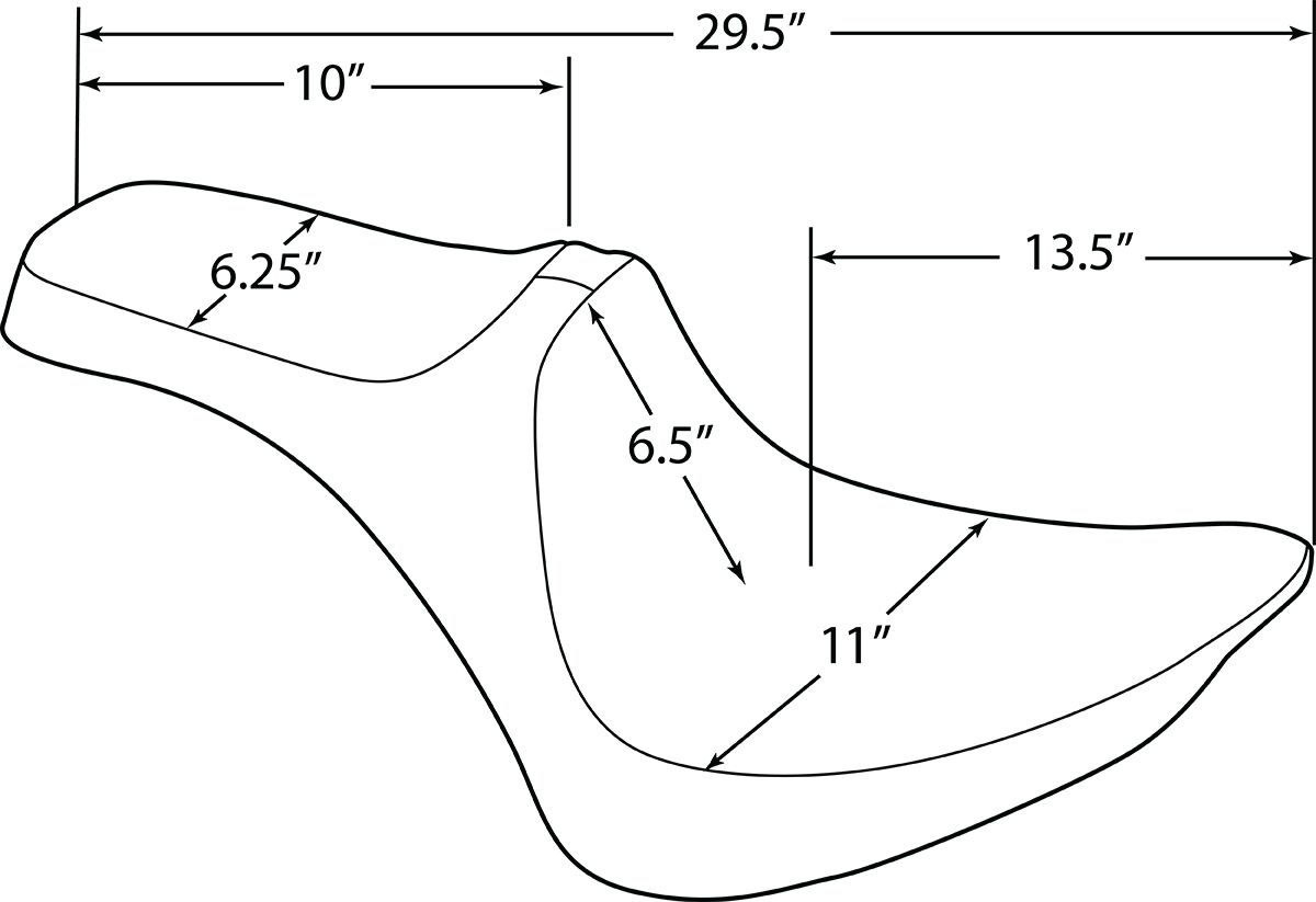 Drag Specialties Seats Seat Prediii Smth Vnyl St Seat Prediii Smth Vny