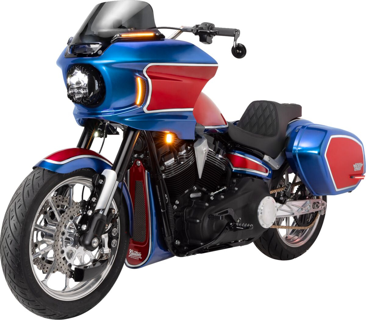 Drag Specialties Seats Predator Iii Seat - Double Diamond - Black W/ B