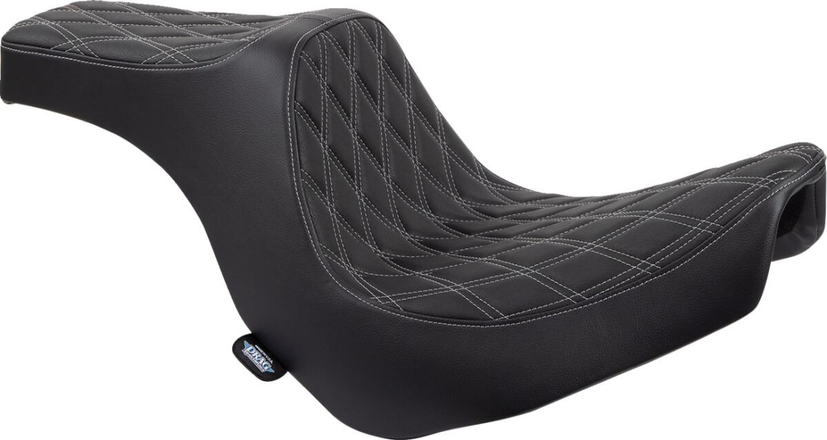 Drag Specialties Seats Predator Iii Seat - Double Diamond - Black W/ S