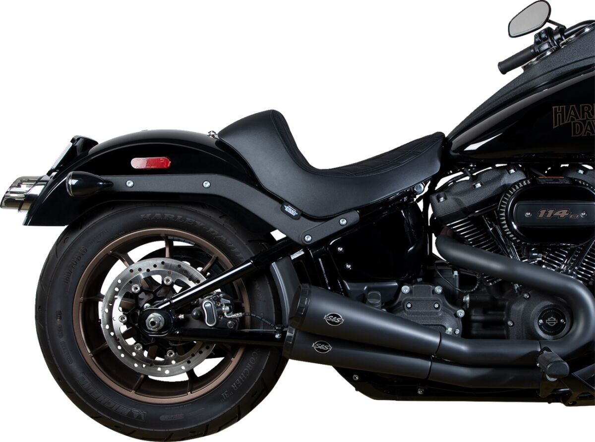 Drag Specialties Seats Seat Solo Dd B Vnyl St18+ Seat Solo - Double Di