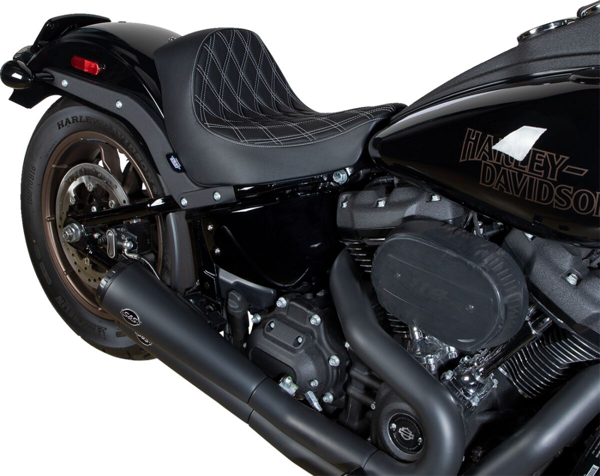 Drag Specialties Seats Seat Solo Dd S Vnyl St18+ Seat Solo - Double Di