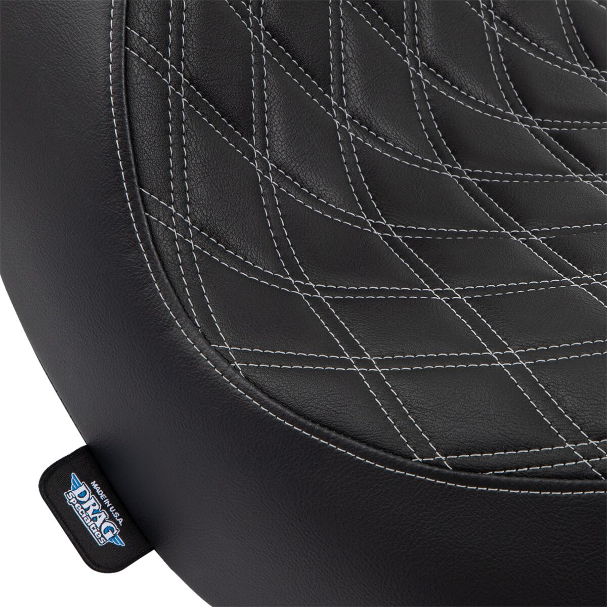 Drag Specialties Seats Seat Solo Dd S Vnyl St18+ Seat Solo - Double Di